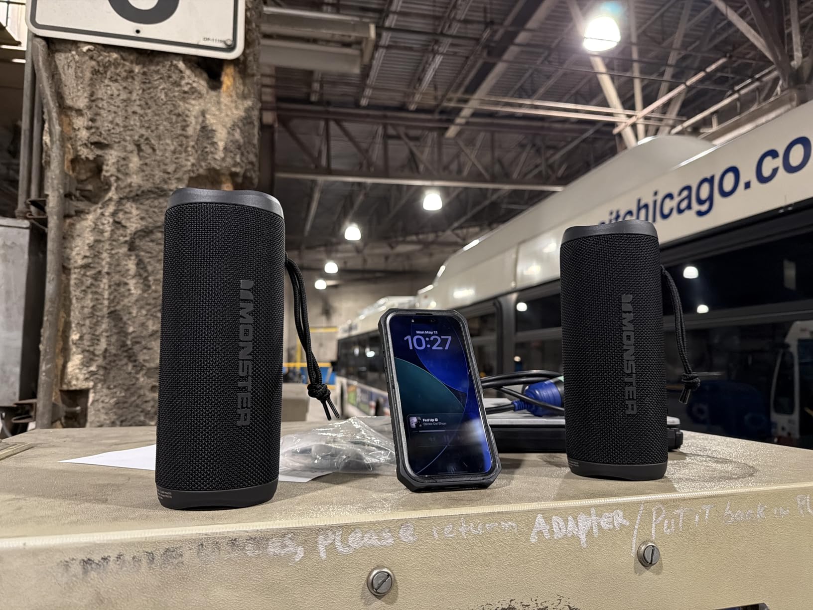 Monster Bluetooth Speaker, Wireless Portable Outdoor Bluetooth Speakers, 60W True Wireless Stereo IPX8 Waterproof, Dual PairingBluetooth 5.4 Built-in Mic, Outdoor Speaker customer photo 2