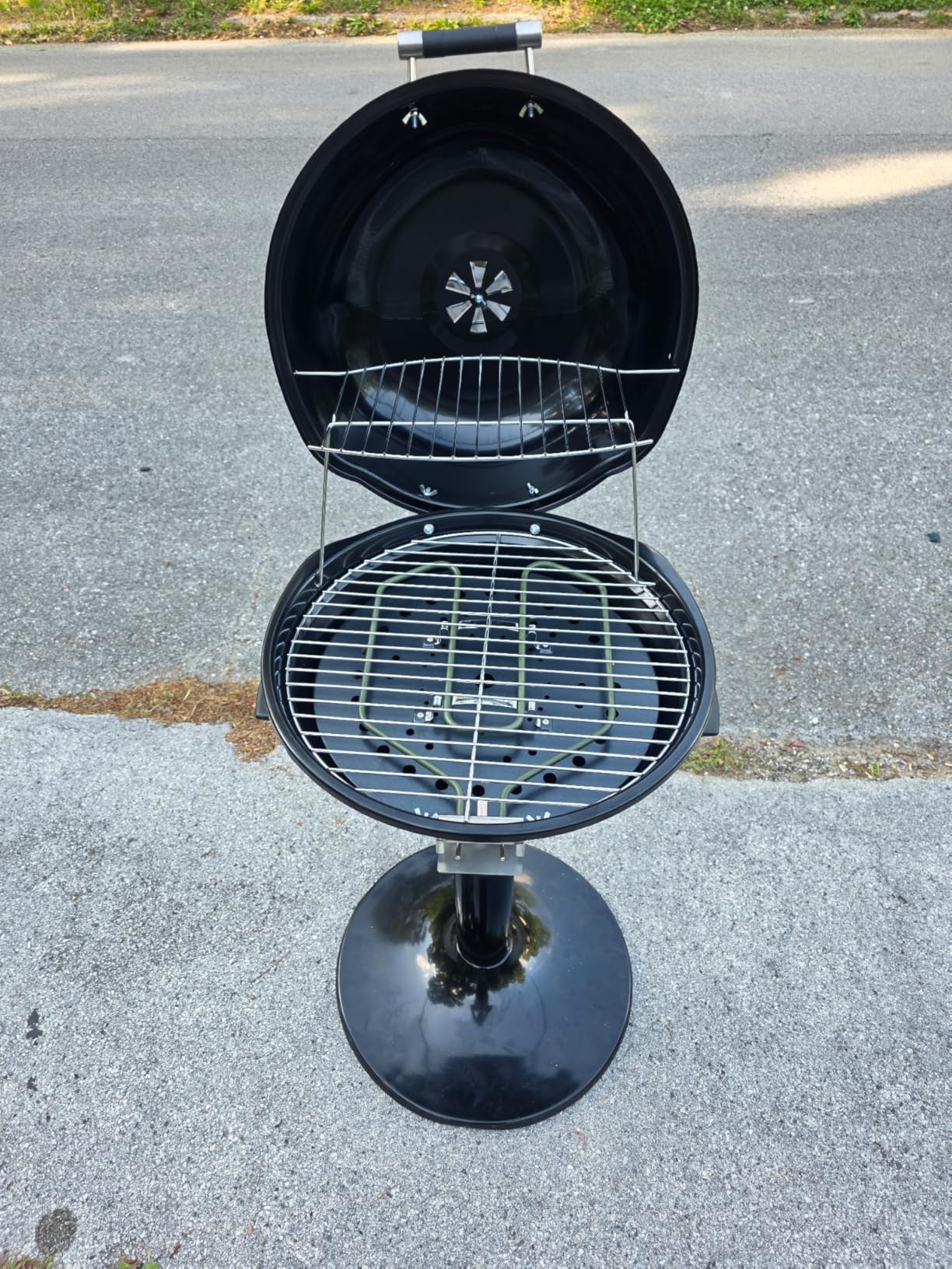 Electric Grill, CUSIMAX Electric Indoor/Outdoor Grill, 1600W Portable BBQ with Lid for Indoor & Outdoor Use, Adjustable Heat, Removable Stand Grill for Cookouts, BBQ Gatherings, Small Spaces customer photo 2