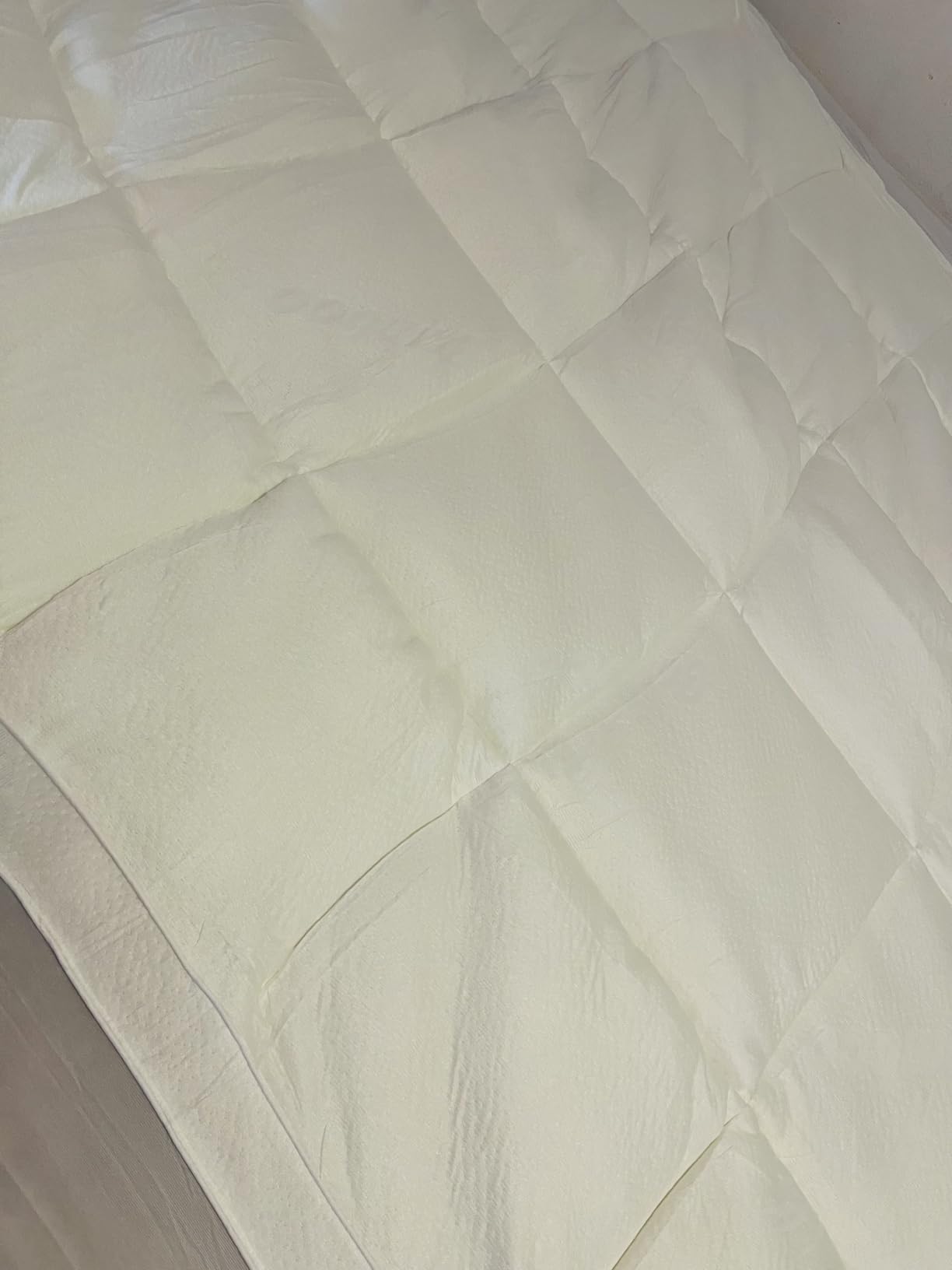 Extra-Thick 2 Inch Queen Size Mattress Topper - Ultra Plush & Soft Viscose Derived from Bamboo Mattress Pad, Naturally Cooling & Perfect for Full Body Support, Snow White customer photo 2