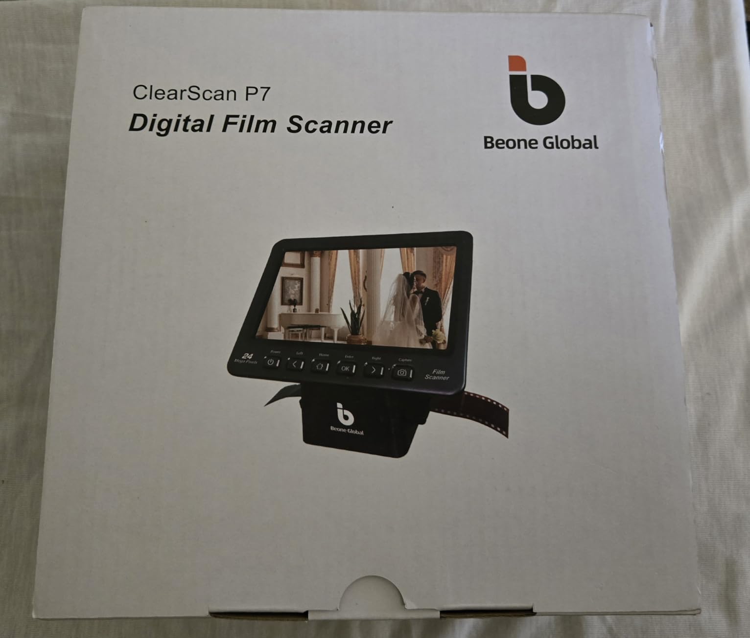 BEONEGLOBAL ClearScan P7 Film Scanner with SD Card, 7