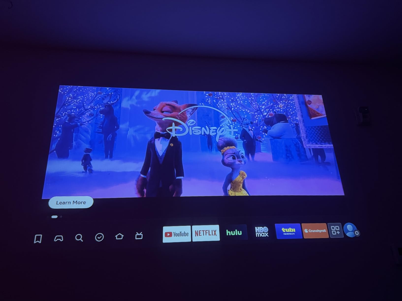 Aurzen D1 air Smart Portable Projector with WiFi and Bluetooth, USB-C Powered, Easy Auto Setup, 16W Dolby Audio, Built-in Apps, Native 1080P HDR10, Outdoor Movie Projector customer photo 2