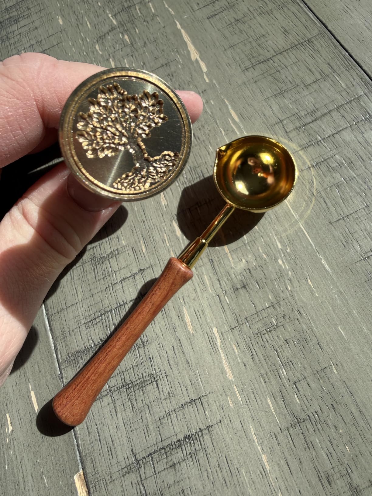 35 PCS Vintage Writing Paper Envelope Set, Antique Style Stationery Kit with Wax Seal Stamp Sticks Spoon Tea Candles for Letters Wedding Festival Invitations Present Package DIY Crafts customer photo 1