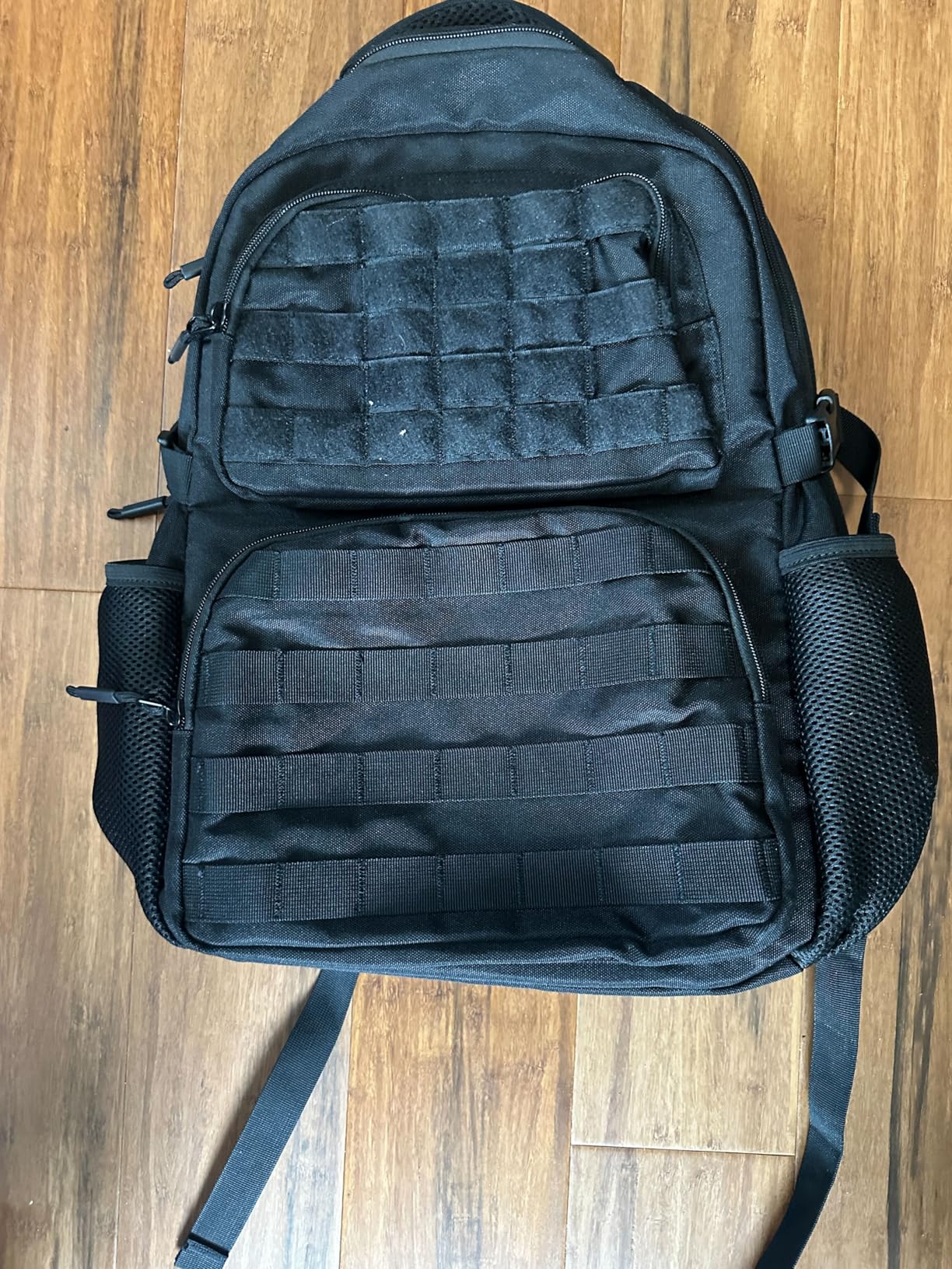 MOZETO Laptop Backpack, 17 Inch Tactical Inspired Utility Large Laptop Backpacks for Men with USB Charger Port 18x14x8 Flight Approved Personal ltem Travel Bag Computer Bag customer photo 1