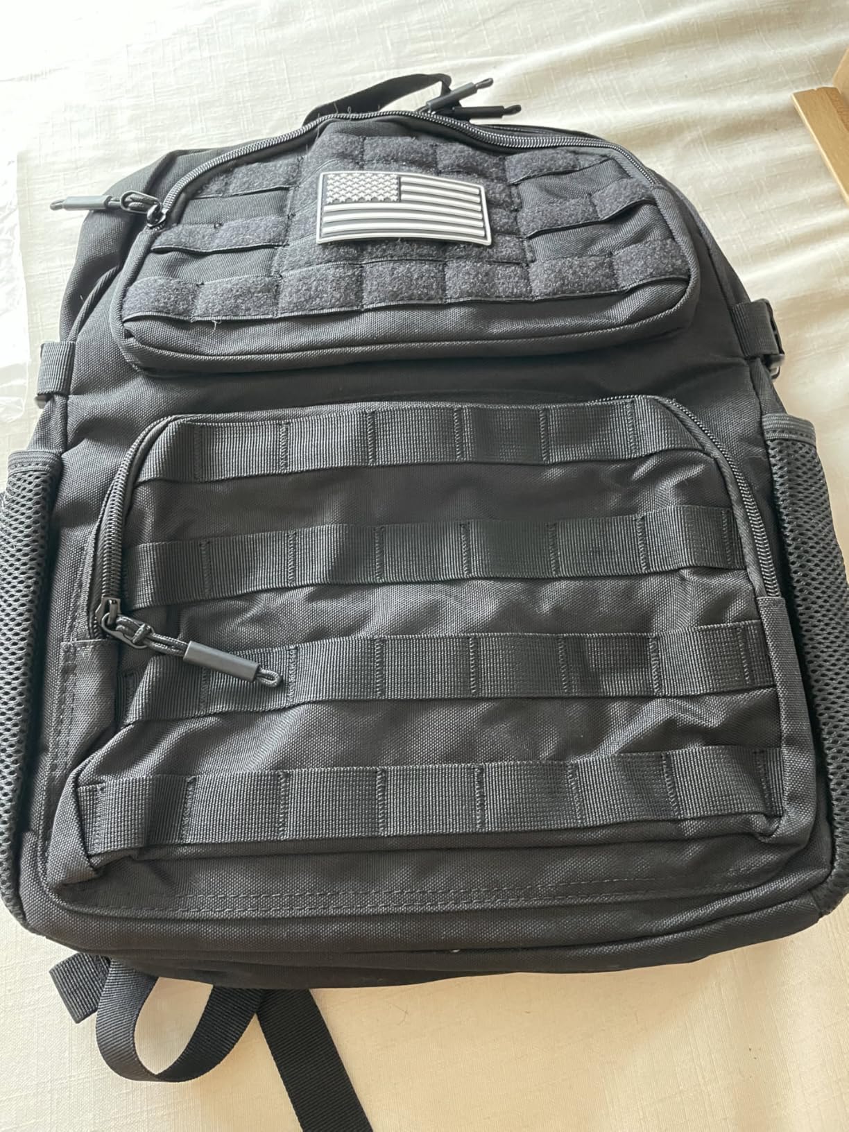 MOZETO Laptop Backpack, 17 Inch Tactical Inspired Utility Large Laptop Backpacks for Men with USB Charger Port 18x14x8 Flight Approved Personal ltem Travel Bag Computer Bag customer photo 2
