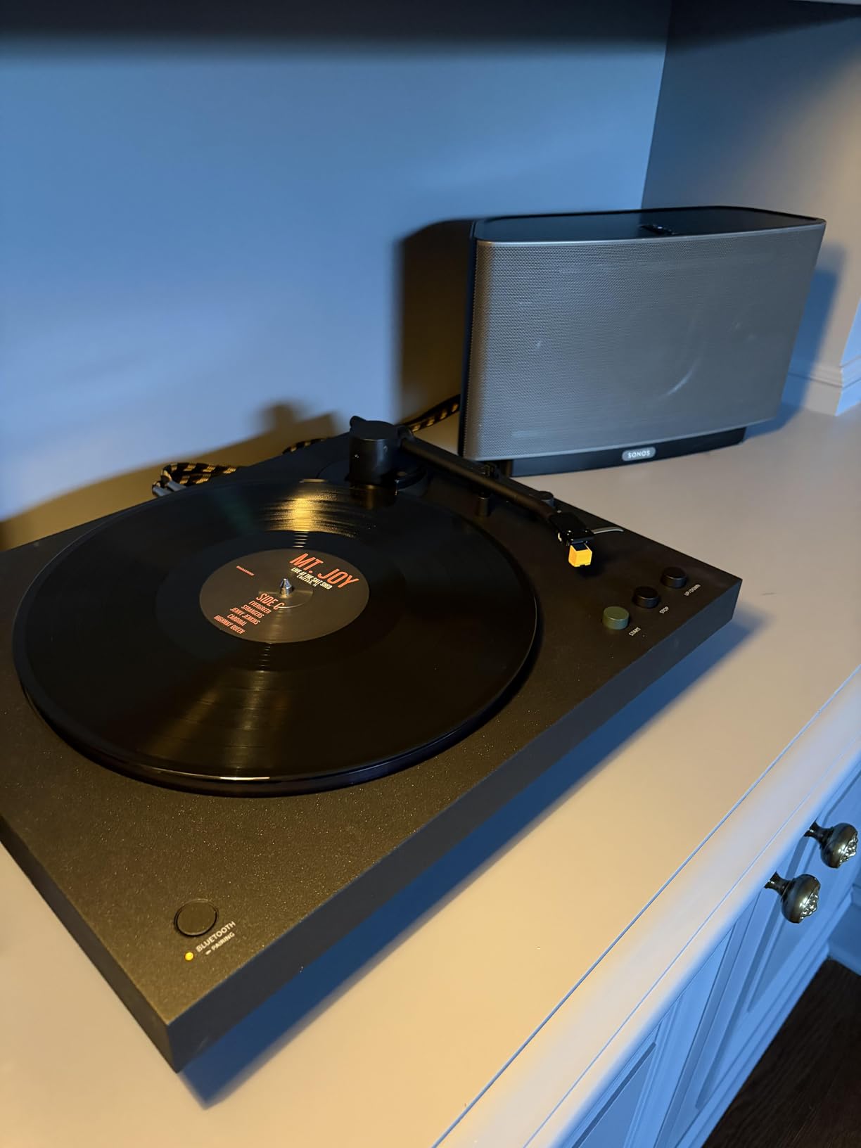 Sony PS-LX5BT Premium Wireless Bluetooth Turntable (2026 Model) : Fully Automatic Belt Drive Vinyl Record Player with Built-in Phono EQ and Included Audio Cable, Black customer photo 1
