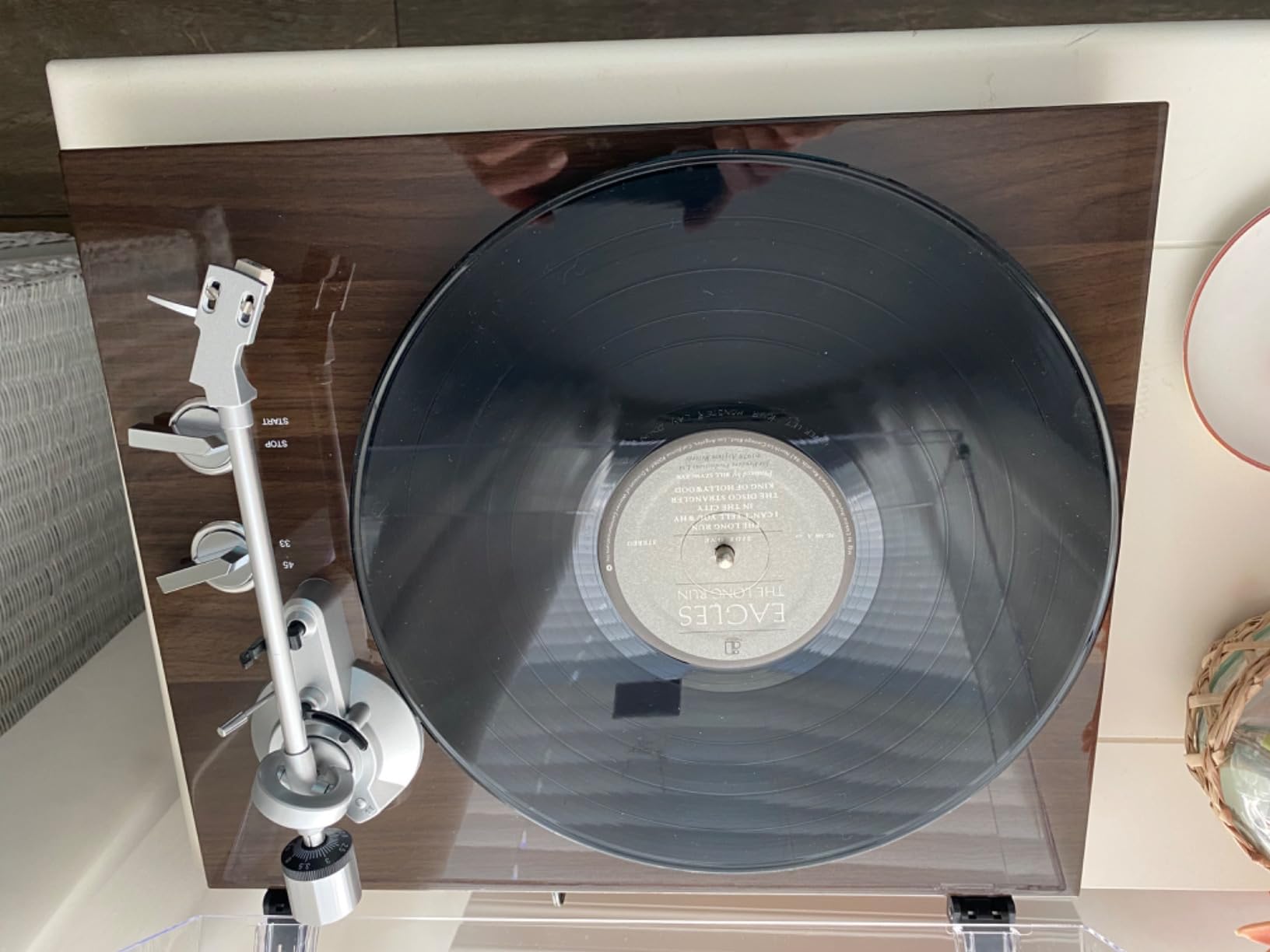 Turntable Record Player Wireless Output Vinyl Players Aluminium Platter Carbon Fiber Tonearm Belt-Drive LP 33 45 RPM Phono Audio AT-3600L MM Cartridge RCA Line Anti-Skate Pitch Control Coffee customer photo 1