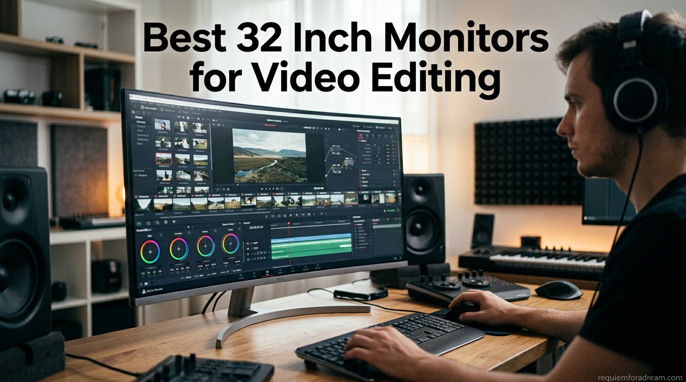 Best 32 Inch Monitors for Video Editing