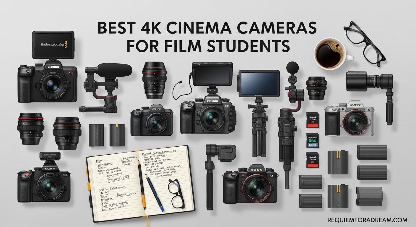 Best 4K Cinema Cameras for Film Students
