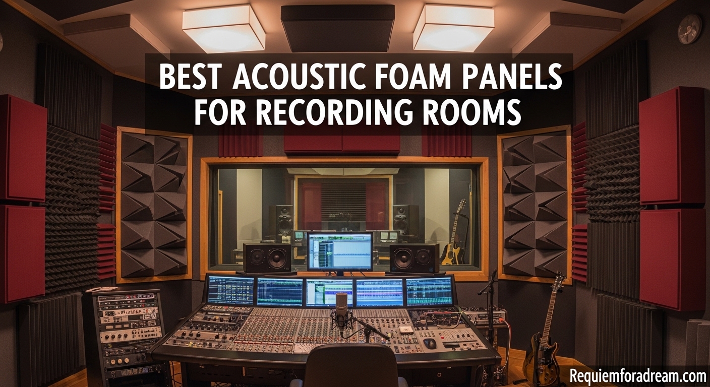 Best Acoustic Foam Panels for Recording Rooms