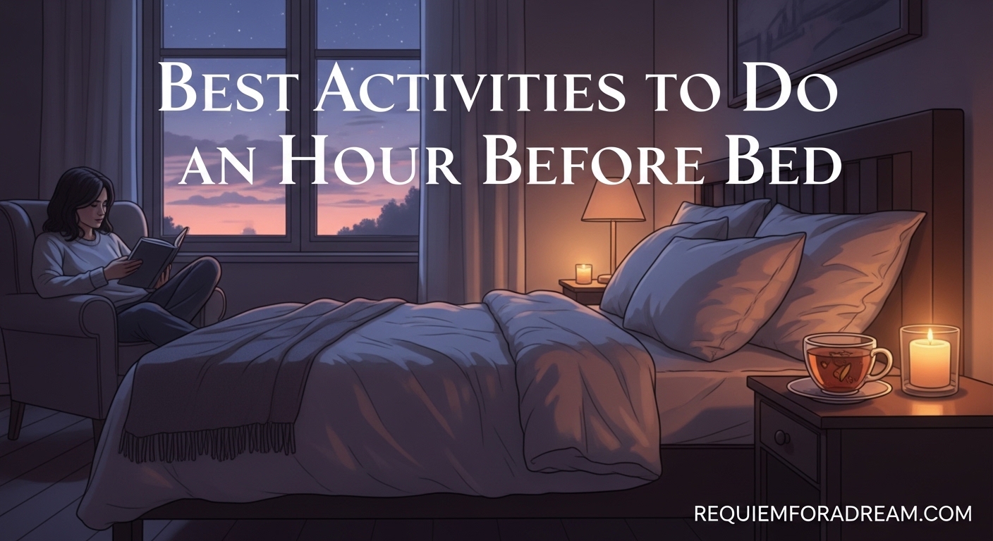 Best Activities to Do an Hour Before Bed