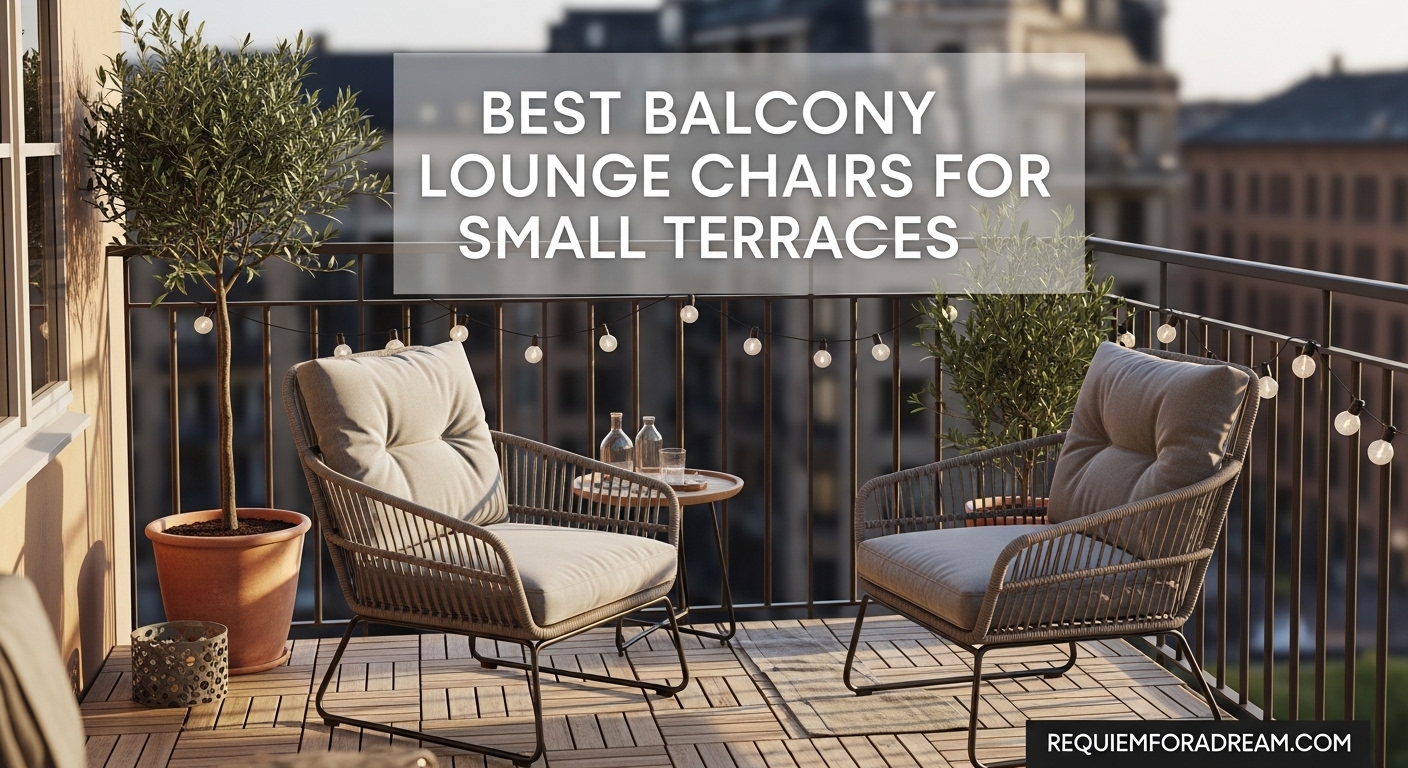 Best Balcony Lounge Chairs for Small Terraces