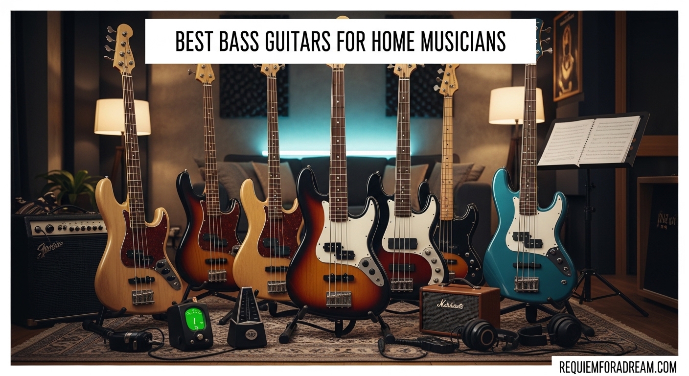 Best Bass Guitars for Home Musicians
