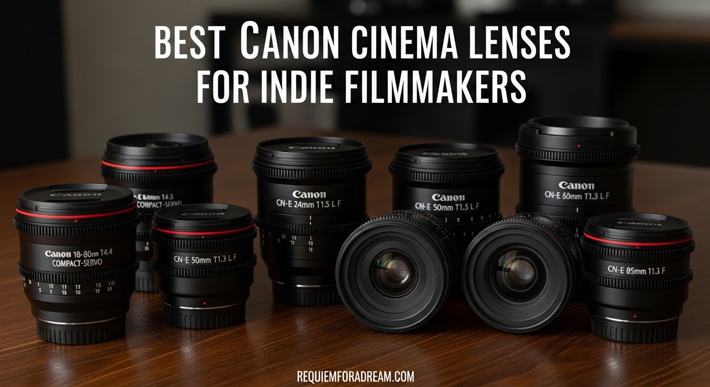 Best Canon Cinema Lenses for Indie Filmmakers