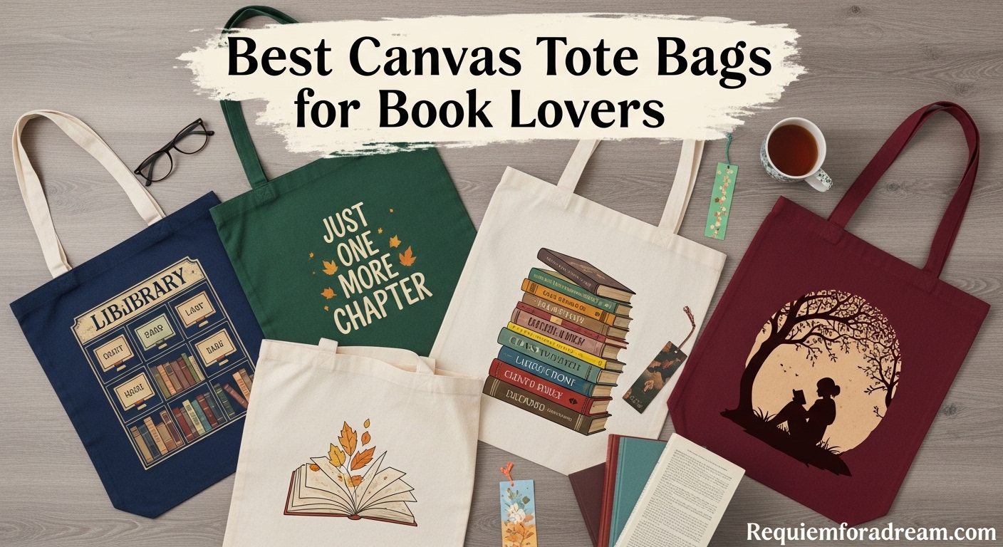 Best Canvas Tote Bags for Book Lovers