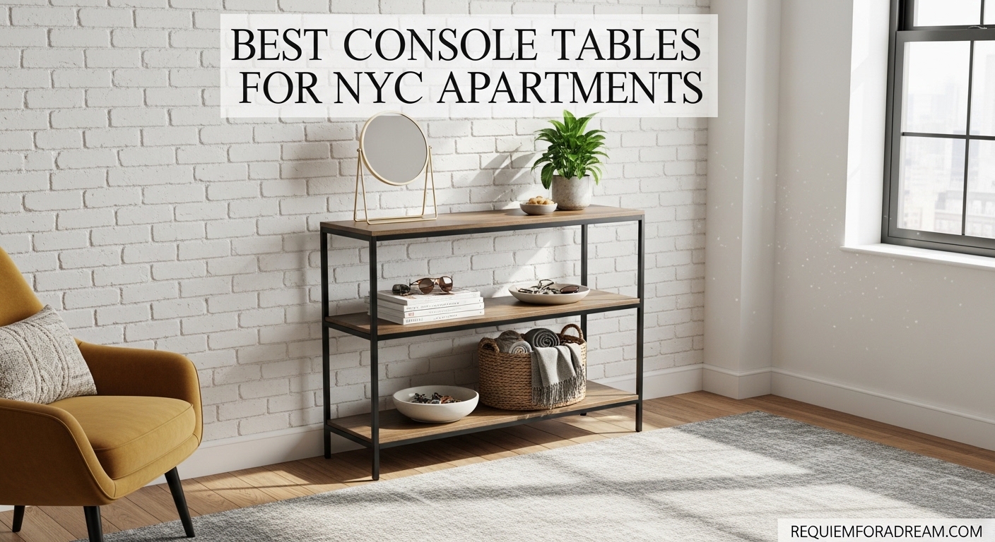 Best Console Tables for NYC Apartments
