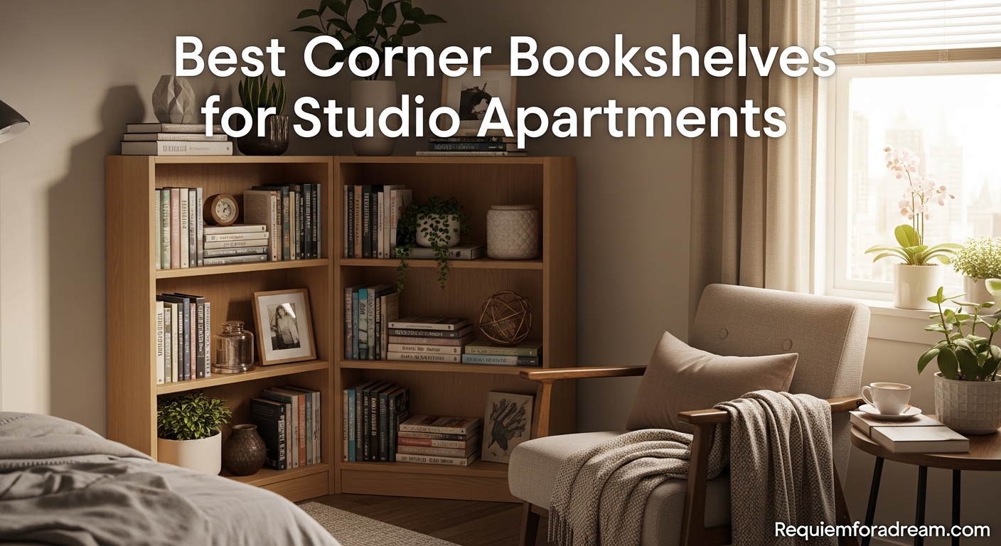 Best Corner Bookshelves for Studio Apartment
