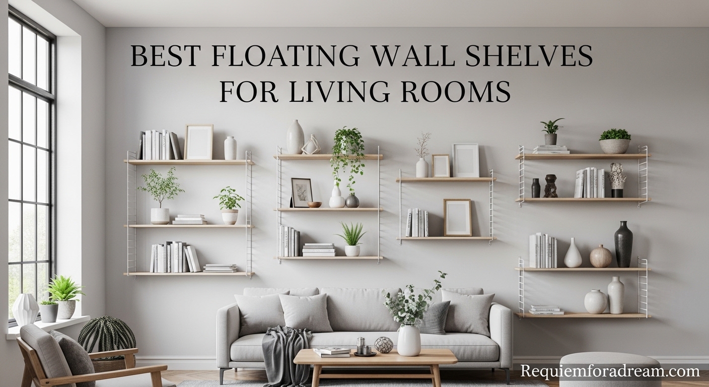 Best Floating Wall Shelves for Living Rooms