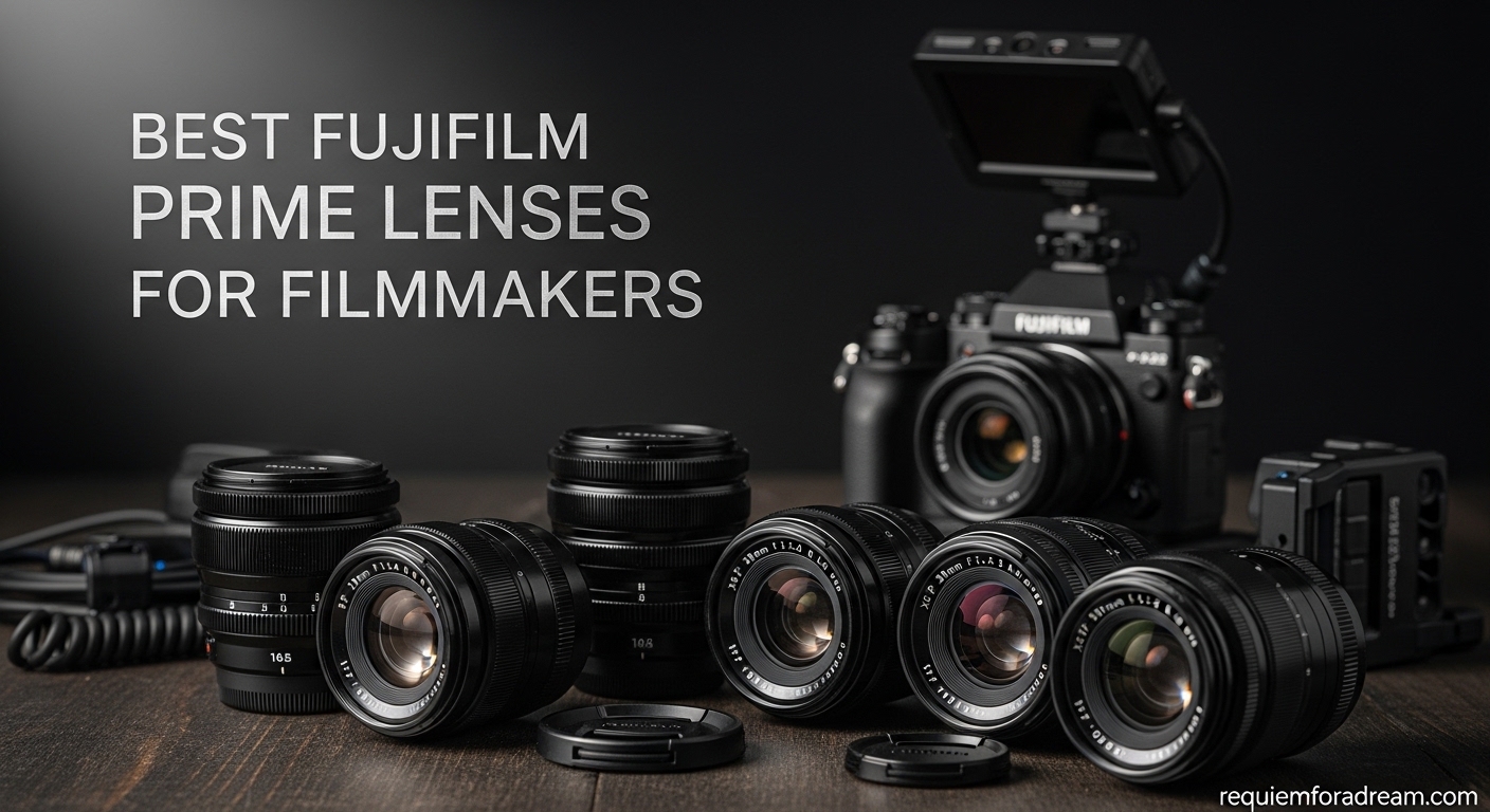 Best Fujifilm Prime Lenses for Filmmakers