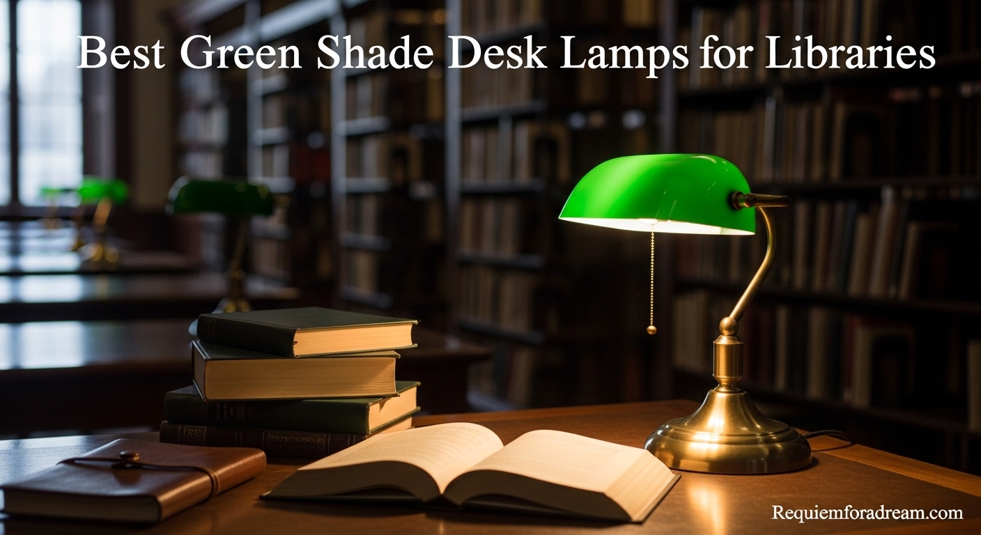 Best Green Shade Desk Lamps for Libraries