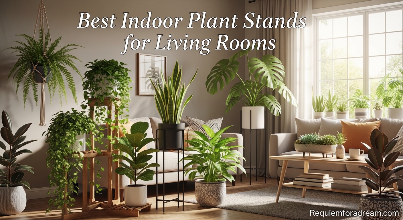 Best Indoor Plant Stands for Living Rooms