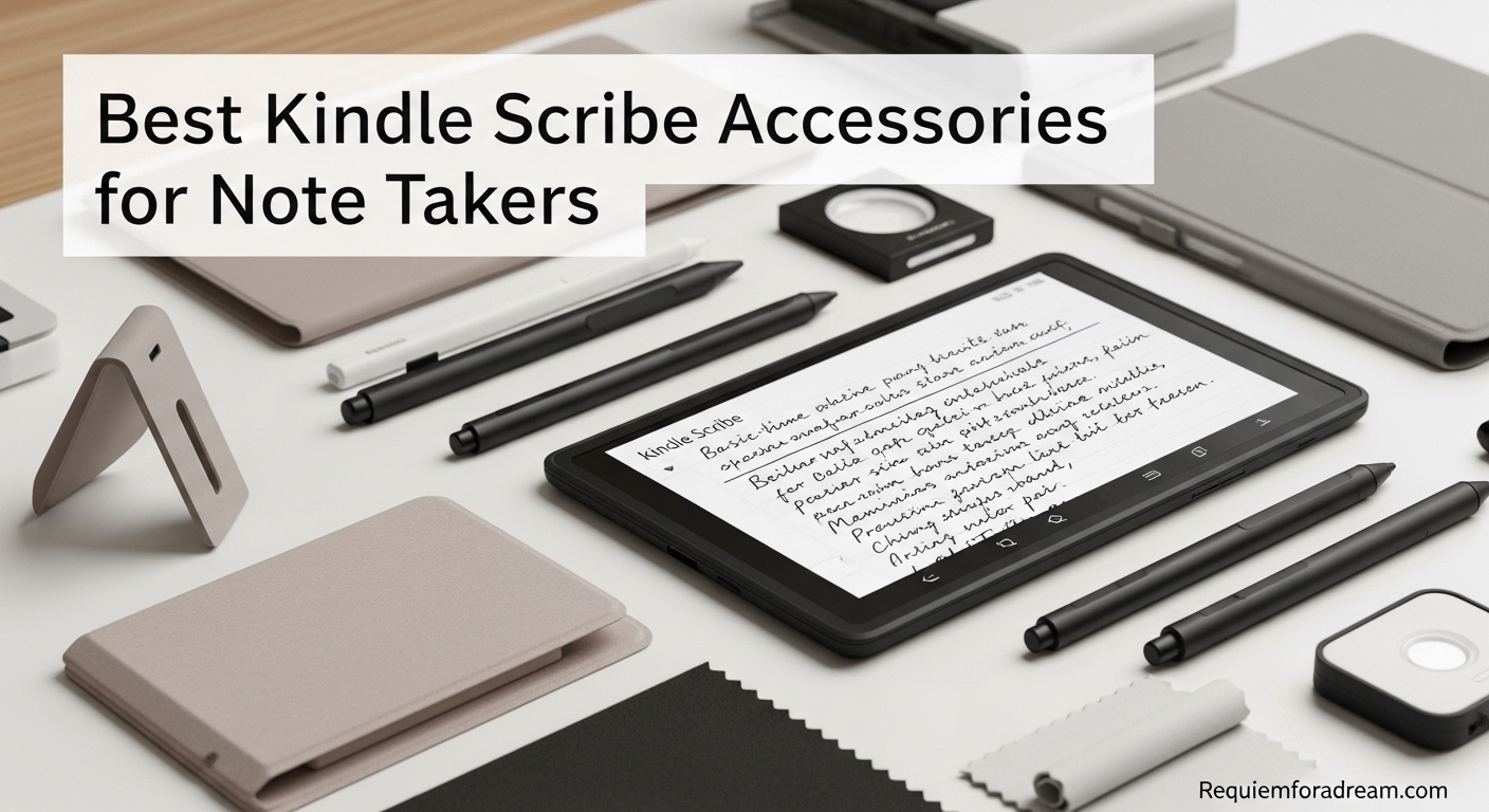 Best Kindle Scribe Accessories for Note Takers