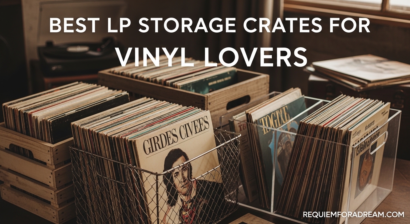 Best LP Storage Crates for Vinyl Lovers