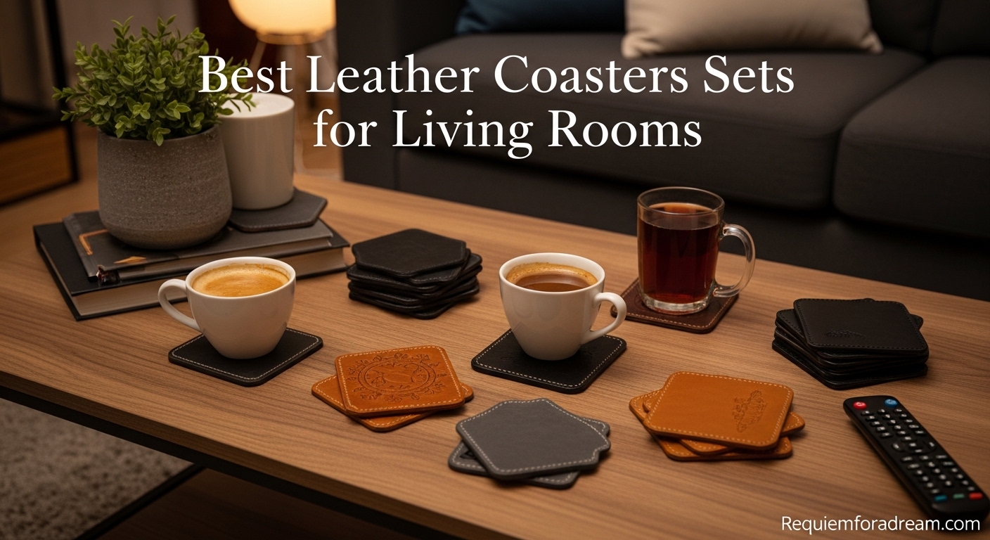 Best Leather Coasters Sets for Living Rooms