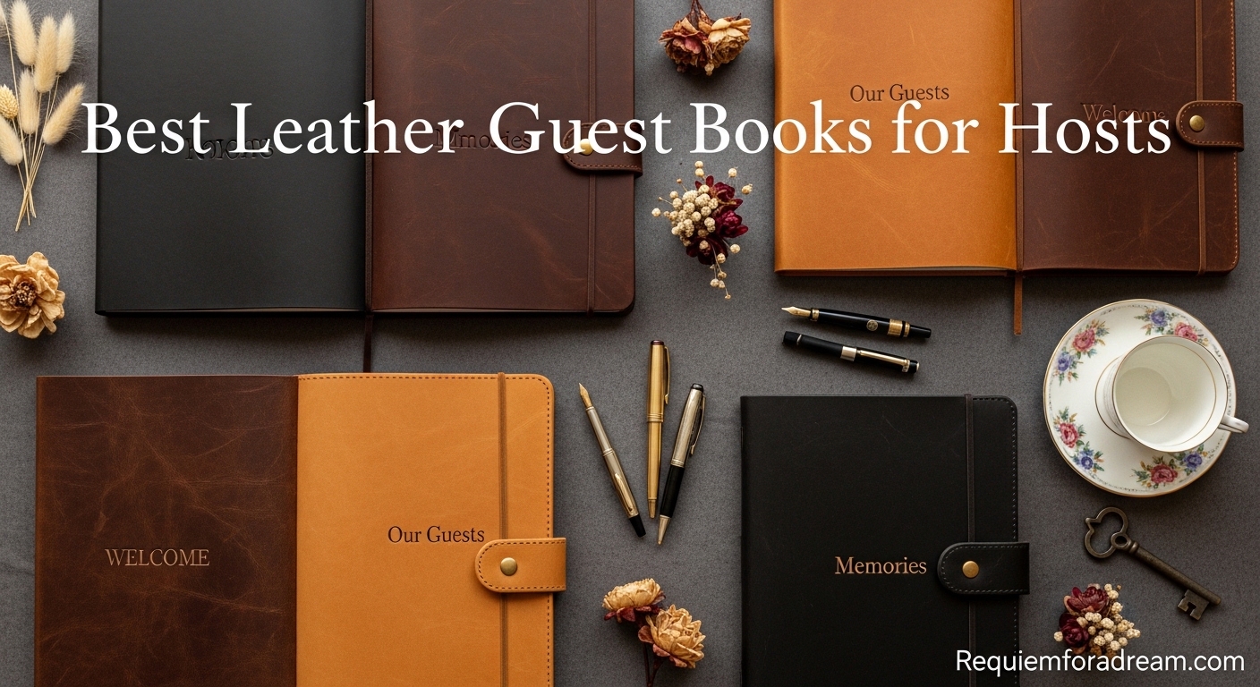 Best Leather Guest Books for Hosts