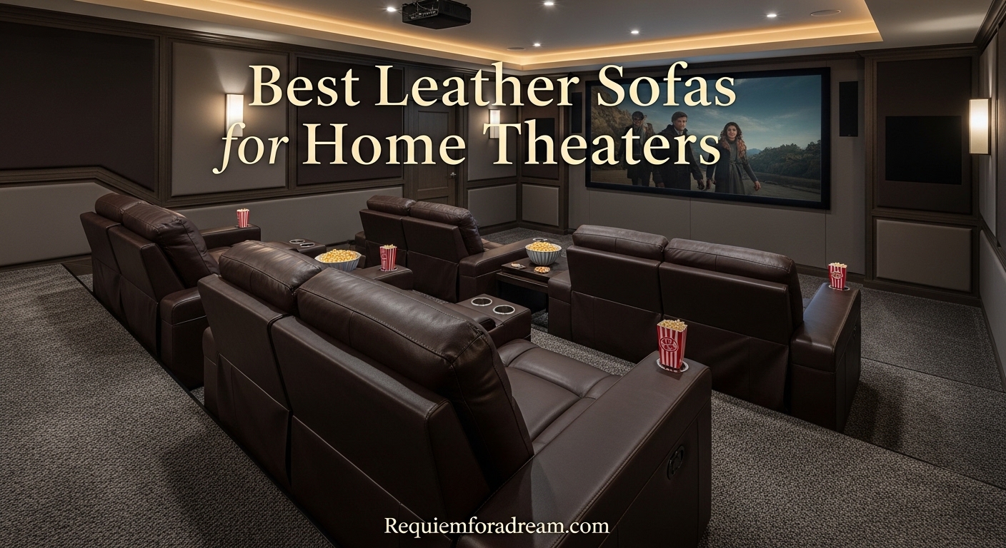 Best Leather Sofas for Home Theaters