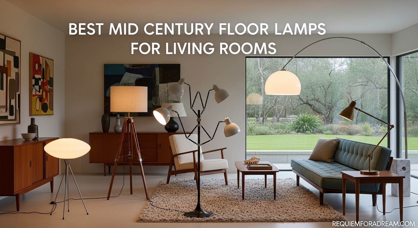 Best Mid Century Floor Lamps for Living Rooms