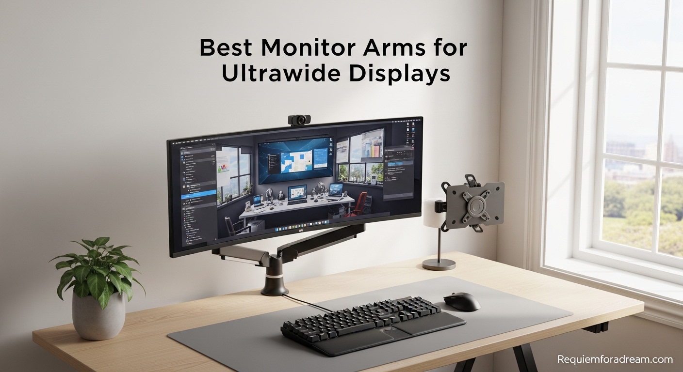 Best Monitor Arms for Ultrawide Displays