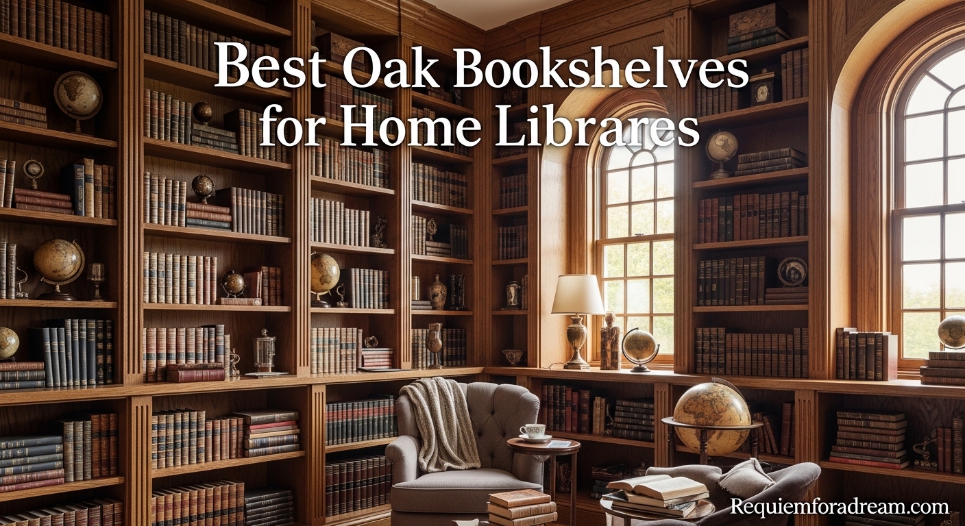 Best Oak Bookshelves for Home Libraries