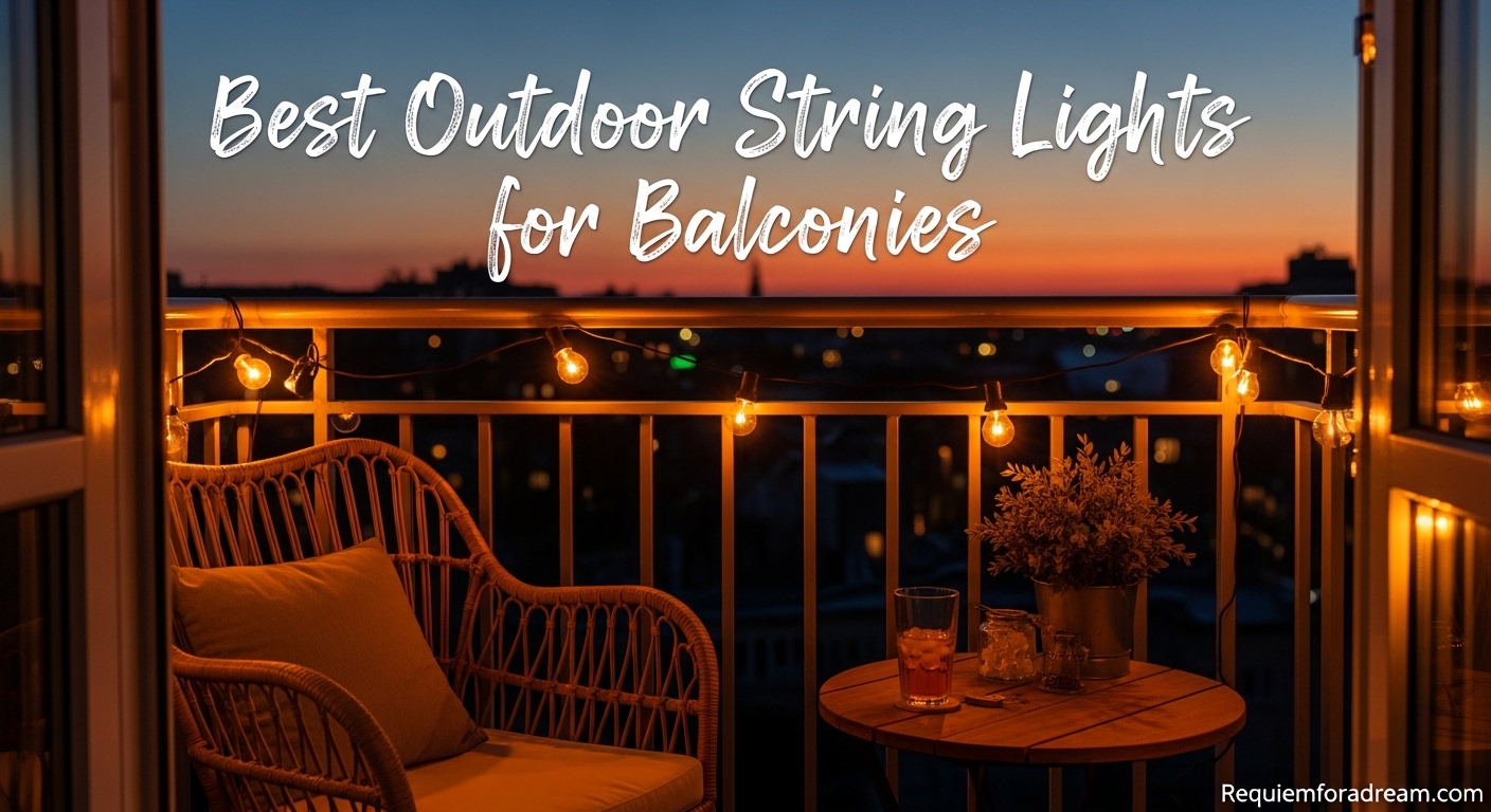 Best Outdoor String Lights for Balconies