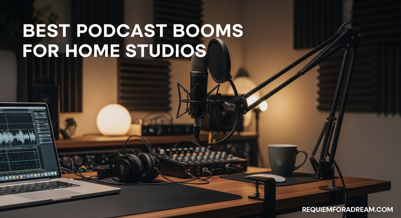 Best Podcast Booms for Home Studios