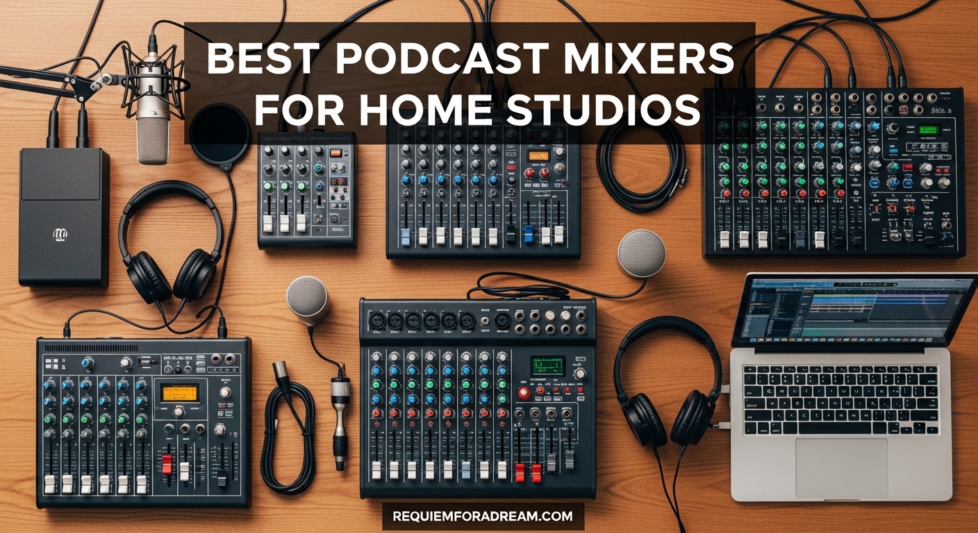 Best Podcast Mixers for Home Studios