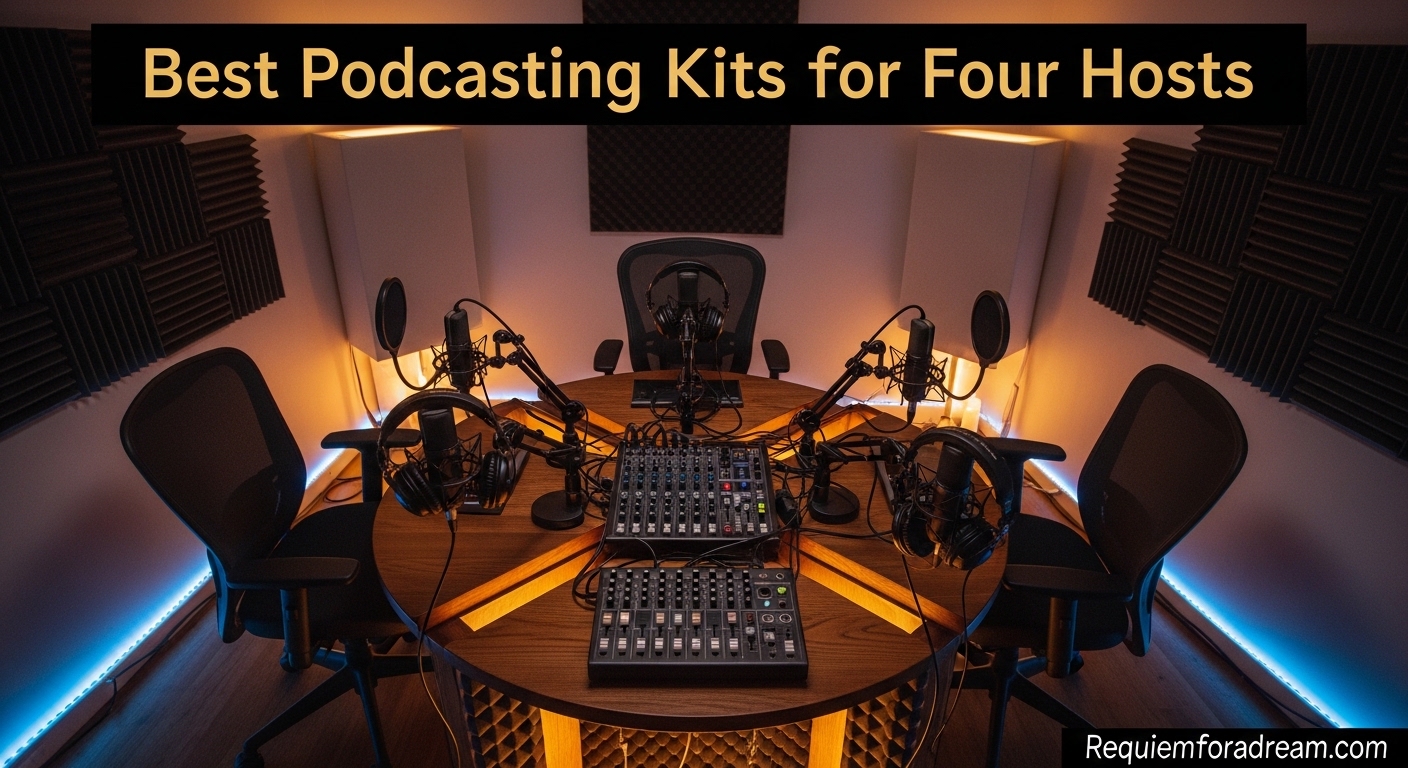 Best Podcasting Kits for Four Hosts