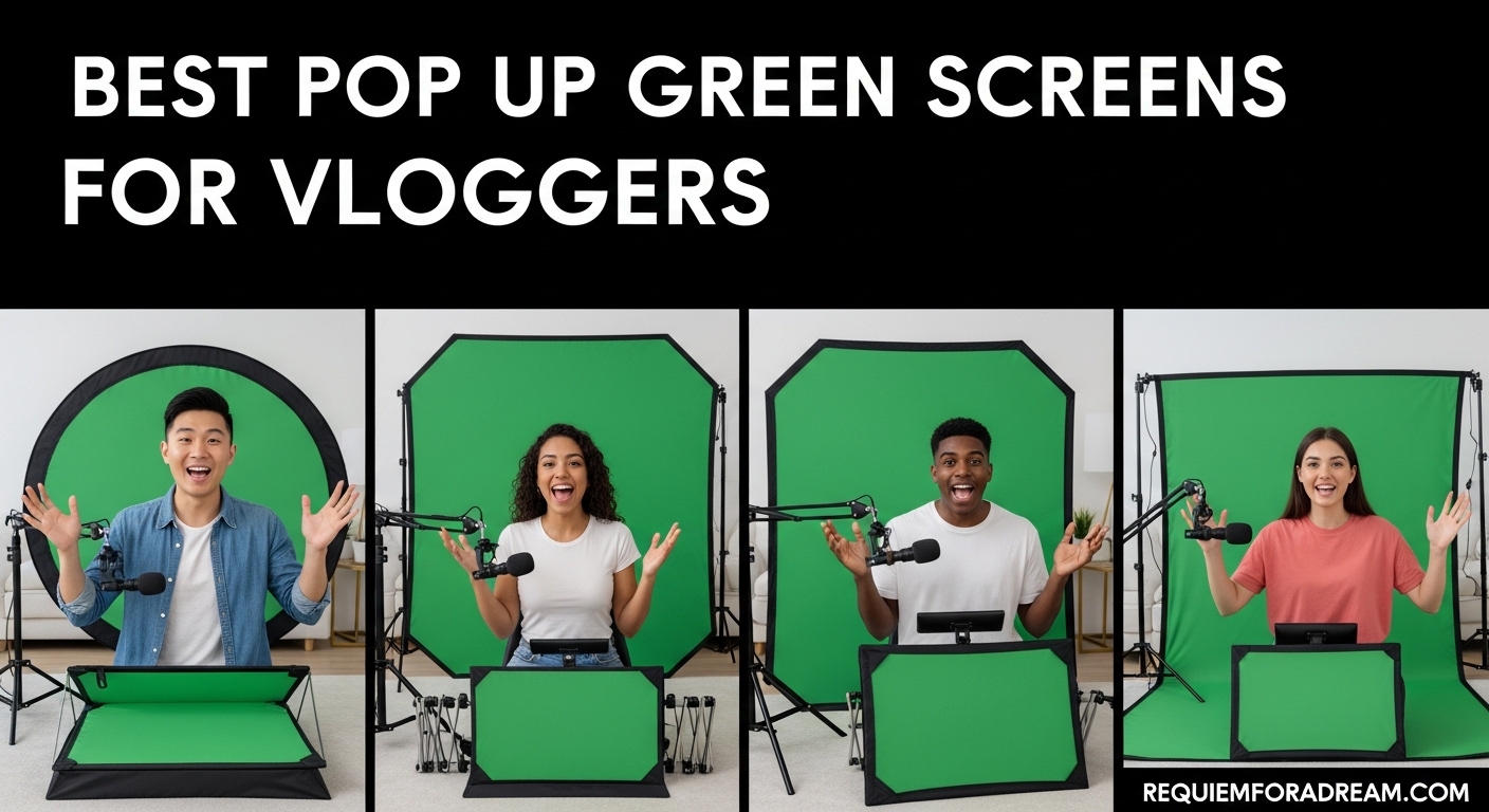 Best Pop Up Green Screens for Vloggers