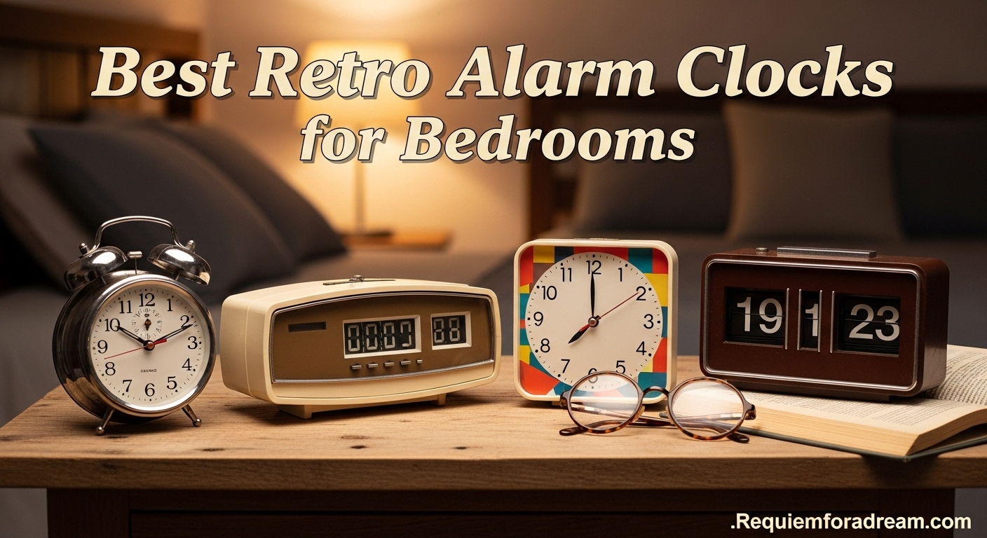 Best Retro Alarm Clocks for Bedrooms