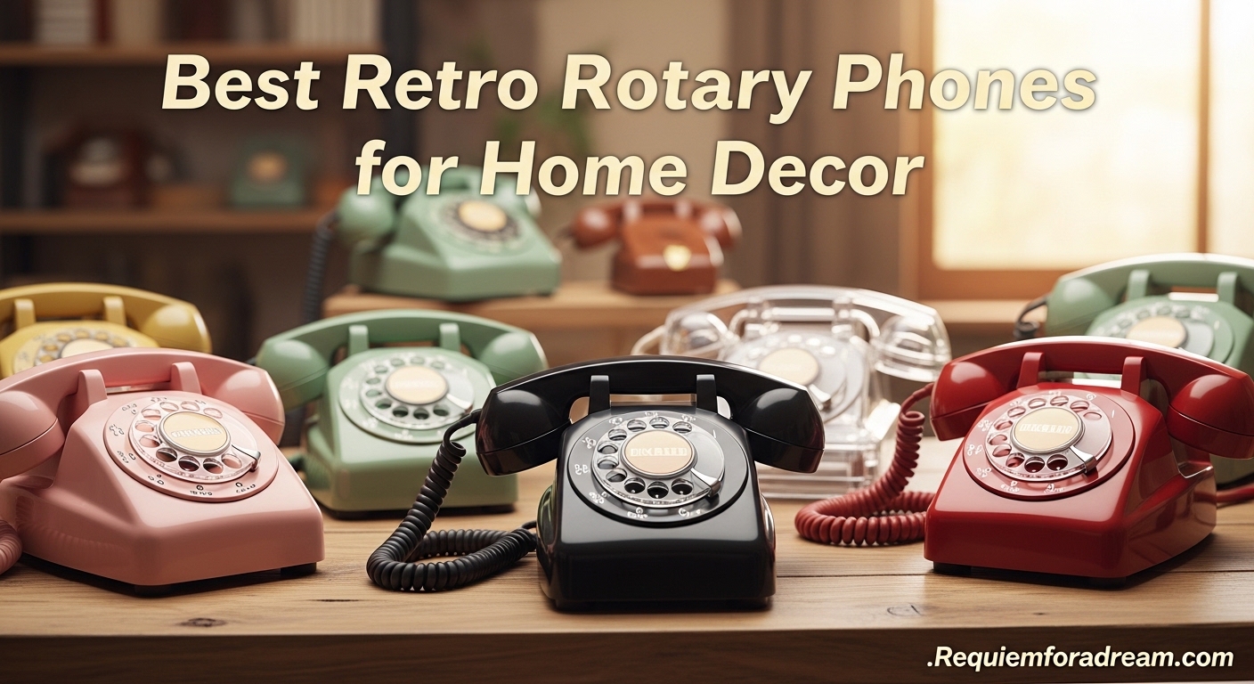 Best Retro Rotary Phones for Home Decor