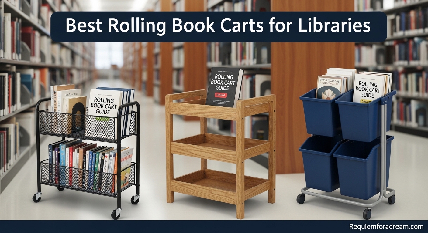 Best Rolling Book Carts for Libraries