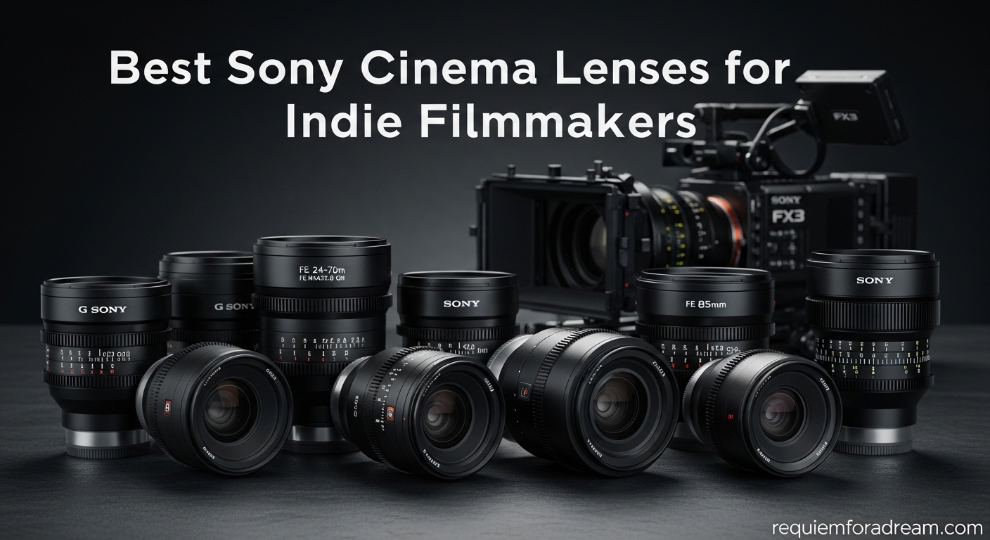 Best Sony Cinema Lenses for Indie Filmmakers