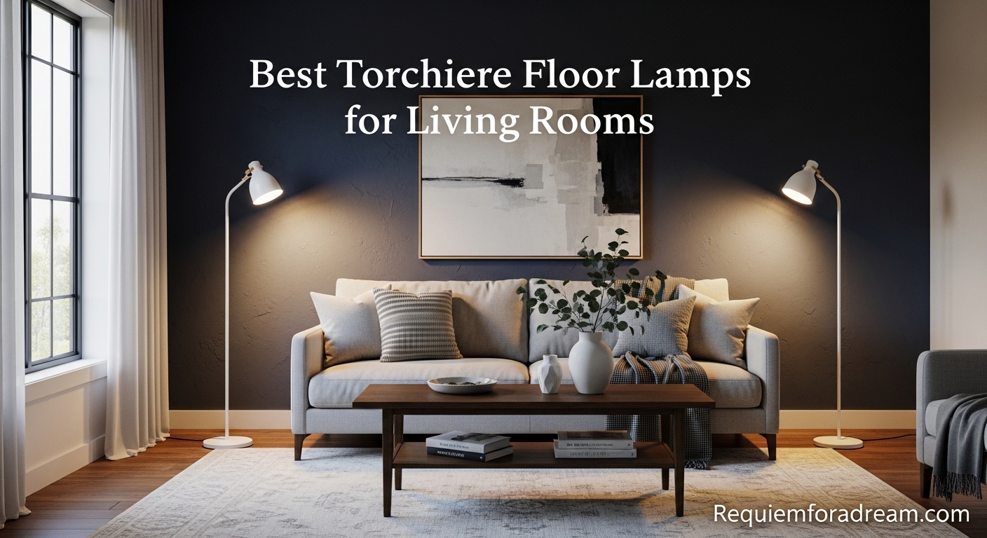 Best Torchiere Floor Lamps for Living Rooms