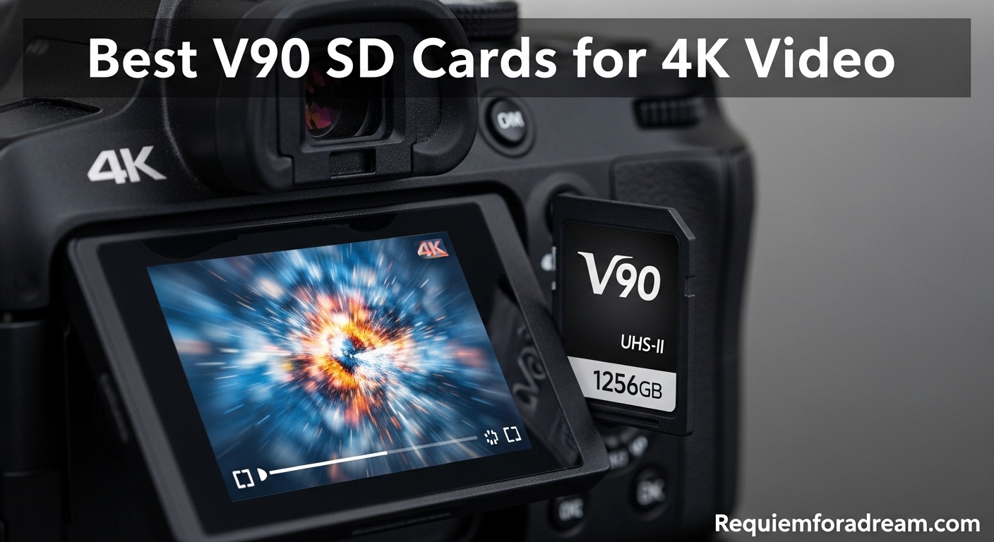 Best V90 SD Cards for 4K Video