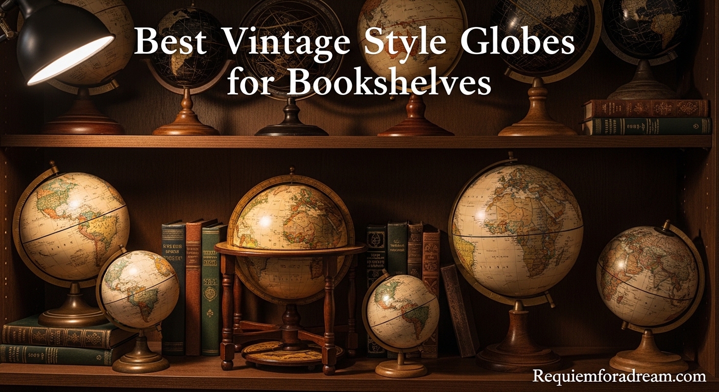 Best Vintage Style Globes for Bookshelves