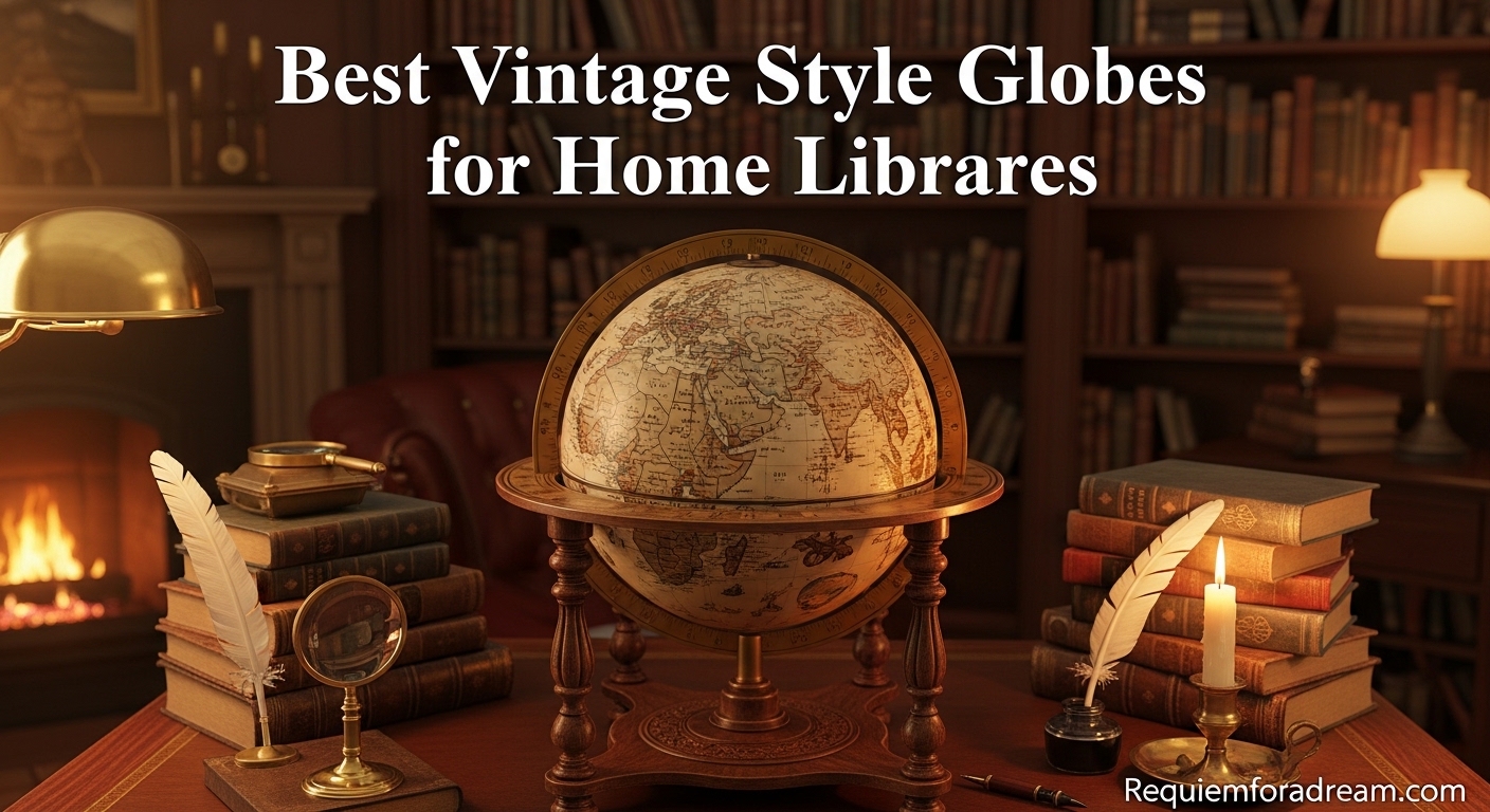 Best Vintage Style Globes for Home Libraries