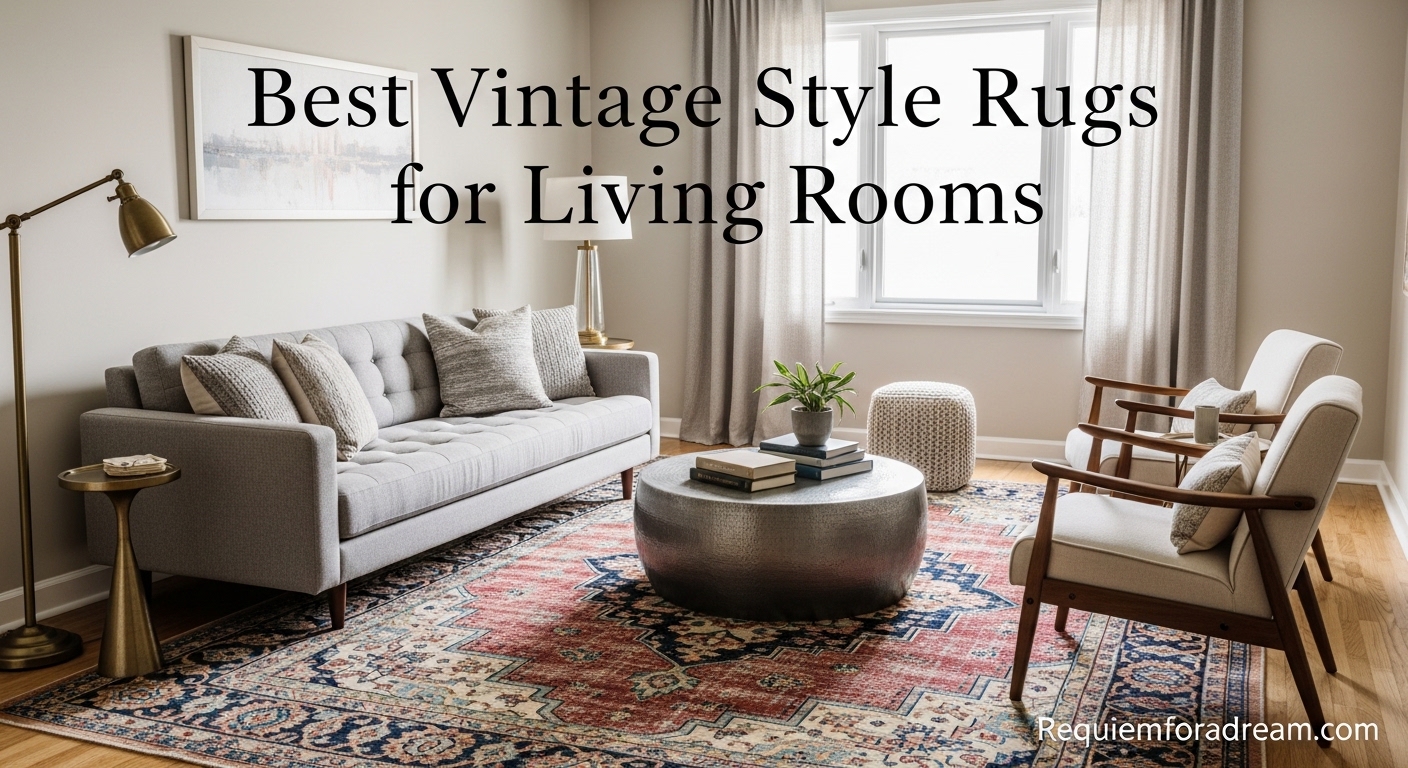 Best Vintage Style Rugs for Living Rooms