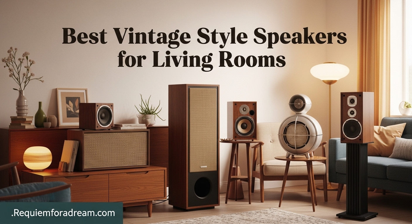 Best Vintage Style Speakers for Living Rooms