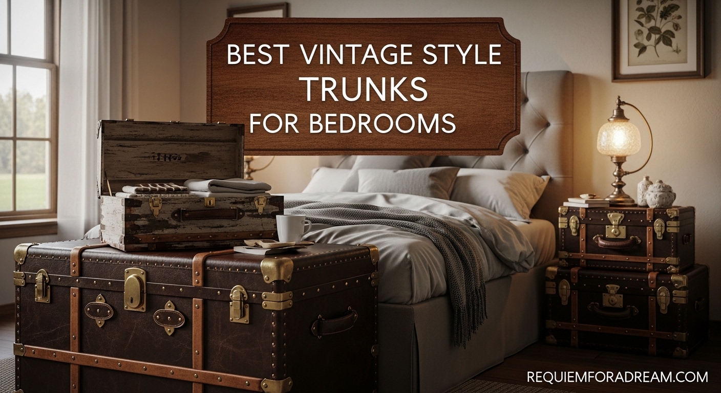 Best Vintage Style Trunks for Bedrooms