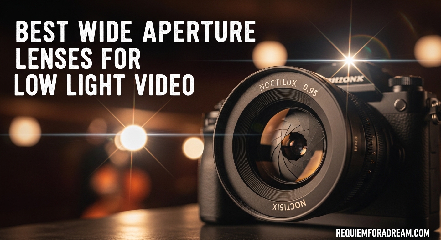 Best Wide Aperture Lenses for Low Light Video