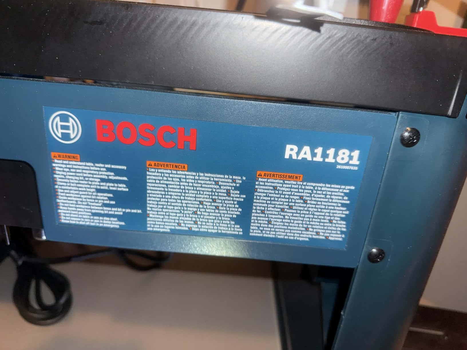 BOSCH Router 1617EVS 2.25 HP Electronic Fixed-Base Woodworking Router customer photo 2